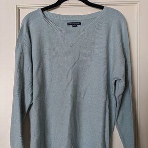 American Eagle Aqua Sweater SIze LArge